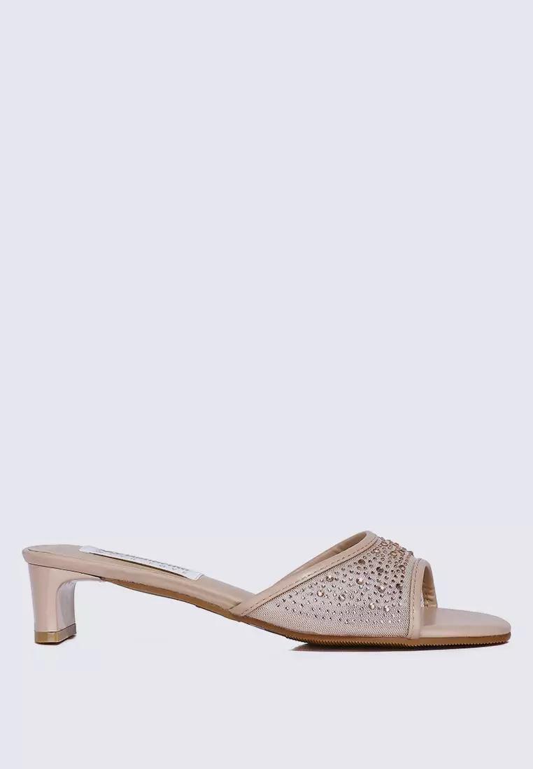 Discount on My Ballerine  shoes - SKU: My Ballerine Devika Comfy Heels In Nude
