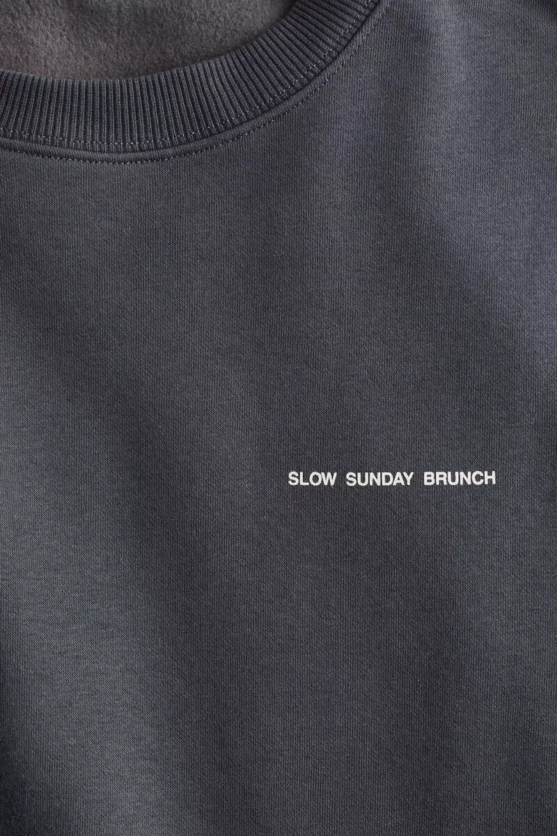 Text-motif sweatshirt