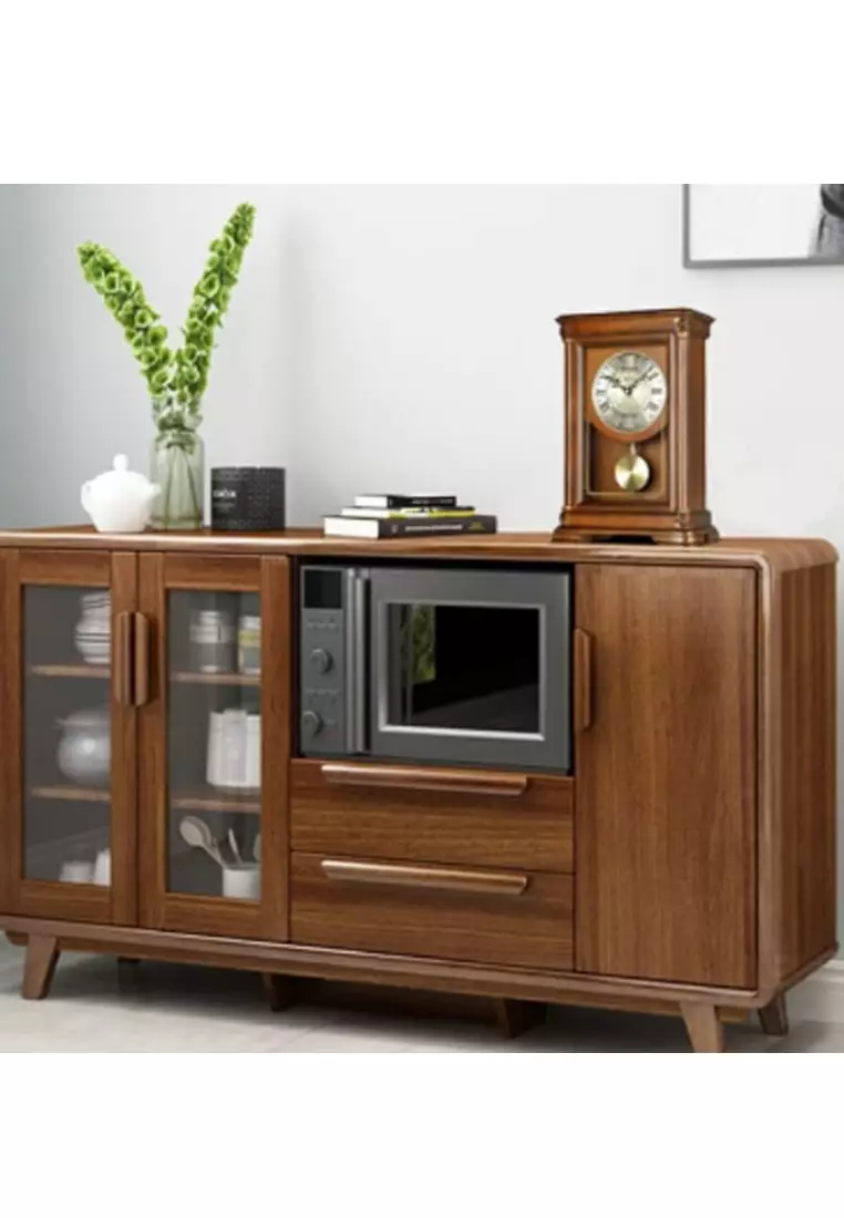 Jam Meja Seiko QXQ008 QXQ008B Wooden Case Brown Color Cream Dial Chimes Pendulum Standing Anniversary Mantel Clock Original Garansi Resmi