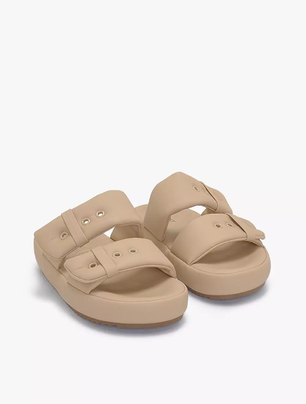 Payless Nine West Womens Naya Mule Sandal - Khaki_05