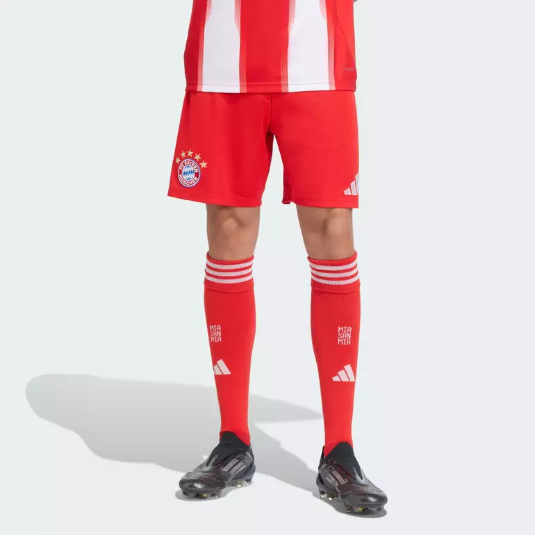 Football FC Bayern 25/26 Home Shorts Men Red JJ2133