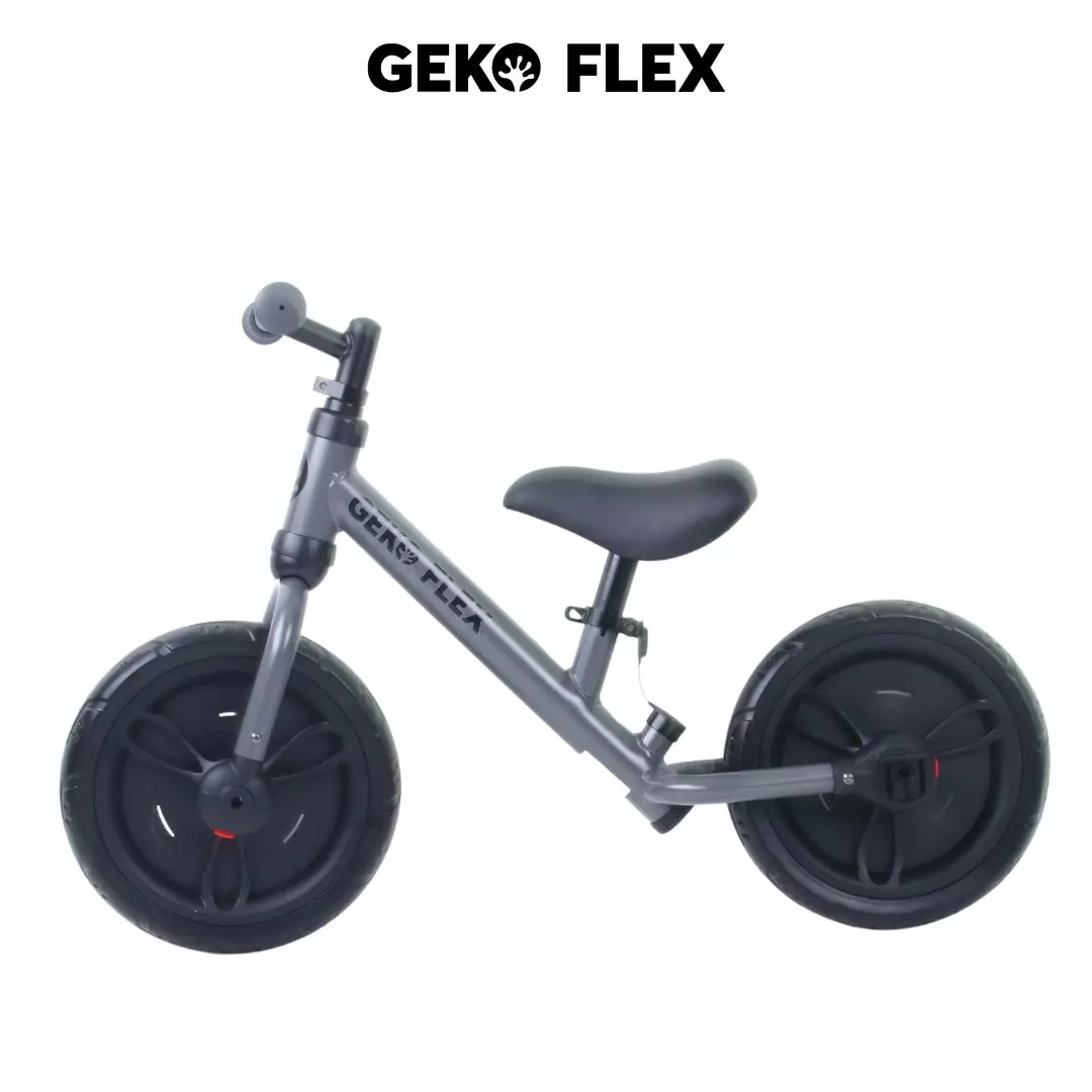 Geko Flex 6in1 Balance Bike Dark Grey - Sepeda Anak multifungsi