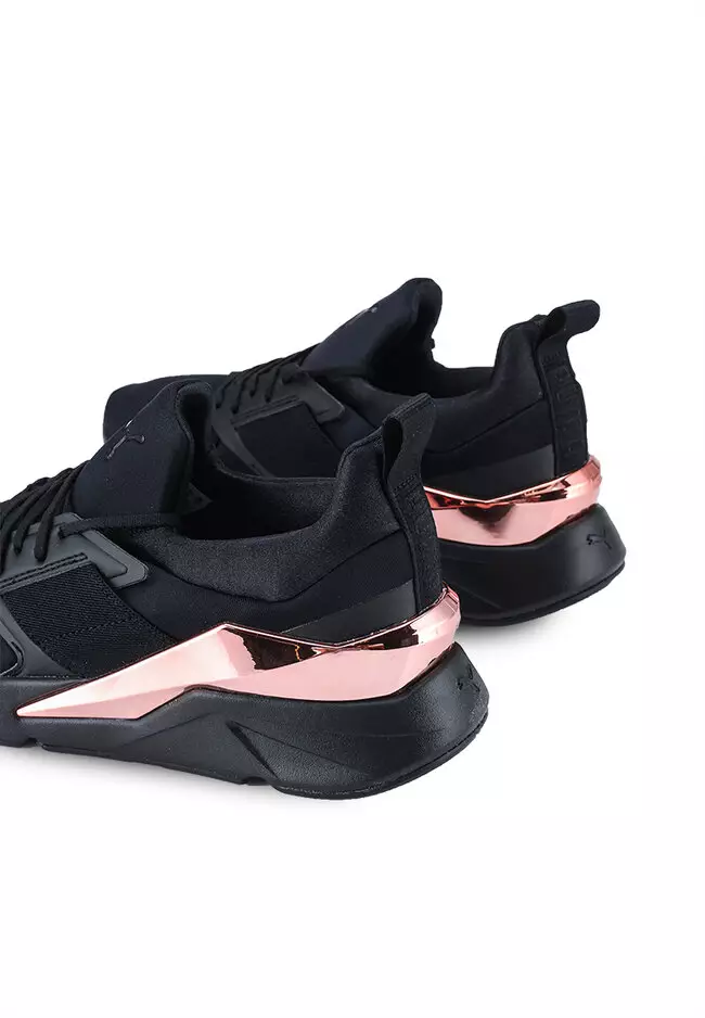 Womens puma muse deals metal athletic shoe