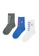 Jordan blue Jordan Unisex's Jumpman Burnout Stripe 3 Pieces Crew Socks (7 - 9 Years) - Pacific Blue 8B893KAFF7C1EAGS_1