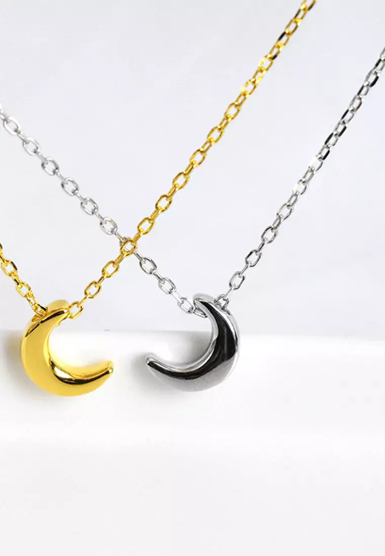 Quarter sales moon necklace