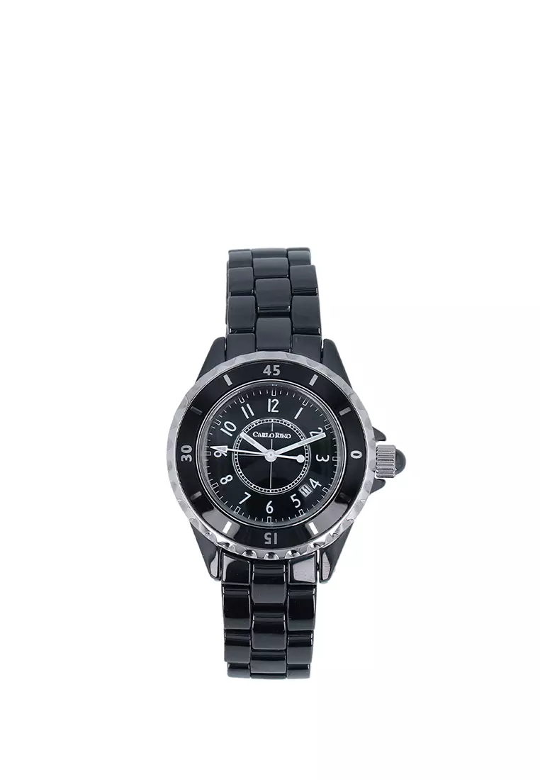 Buy Carlo Rino Black Orion Timepiece 2026 Online | ZALORA Philippines