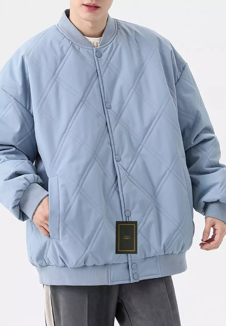 Quilted discount windbreaker jacket