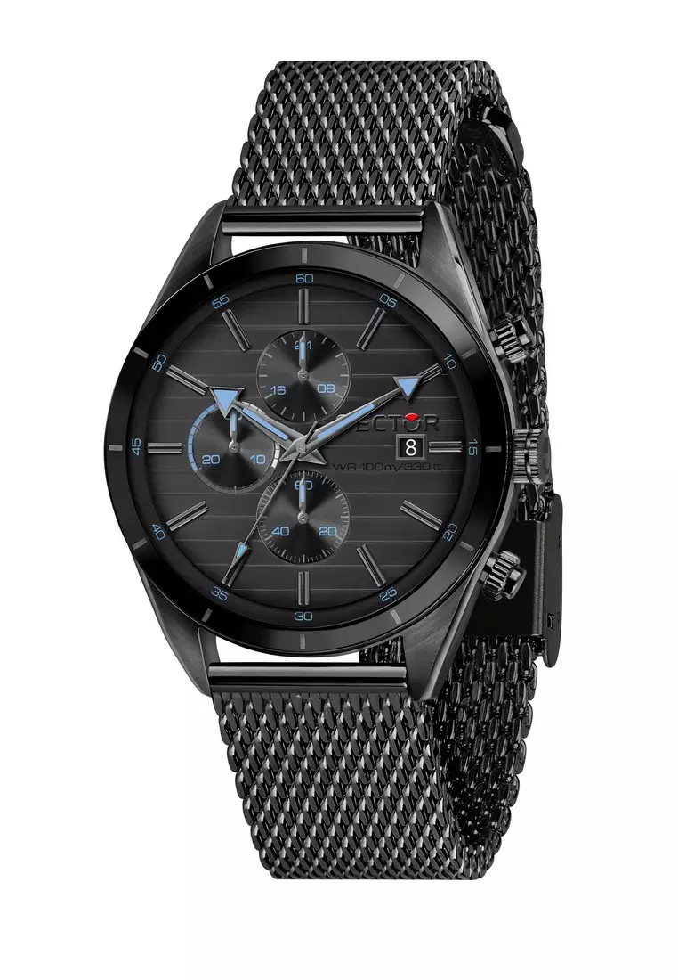 3 Years Warranty Sector 770 Black Metal Band Men s Watches R3273616006