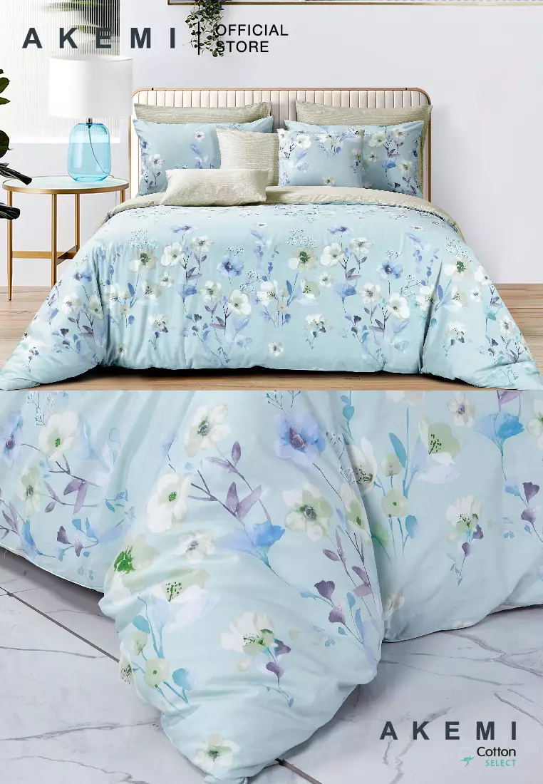 Buy AKEMI AKEMI Cotton Select Adore Quilt Cover Set 730TC Floella