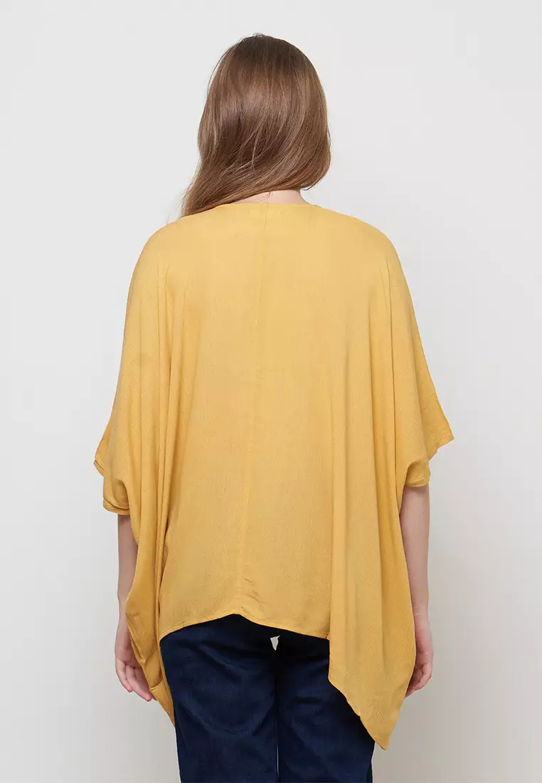 Myesha Crinkle Outher Mustard (G.5213)