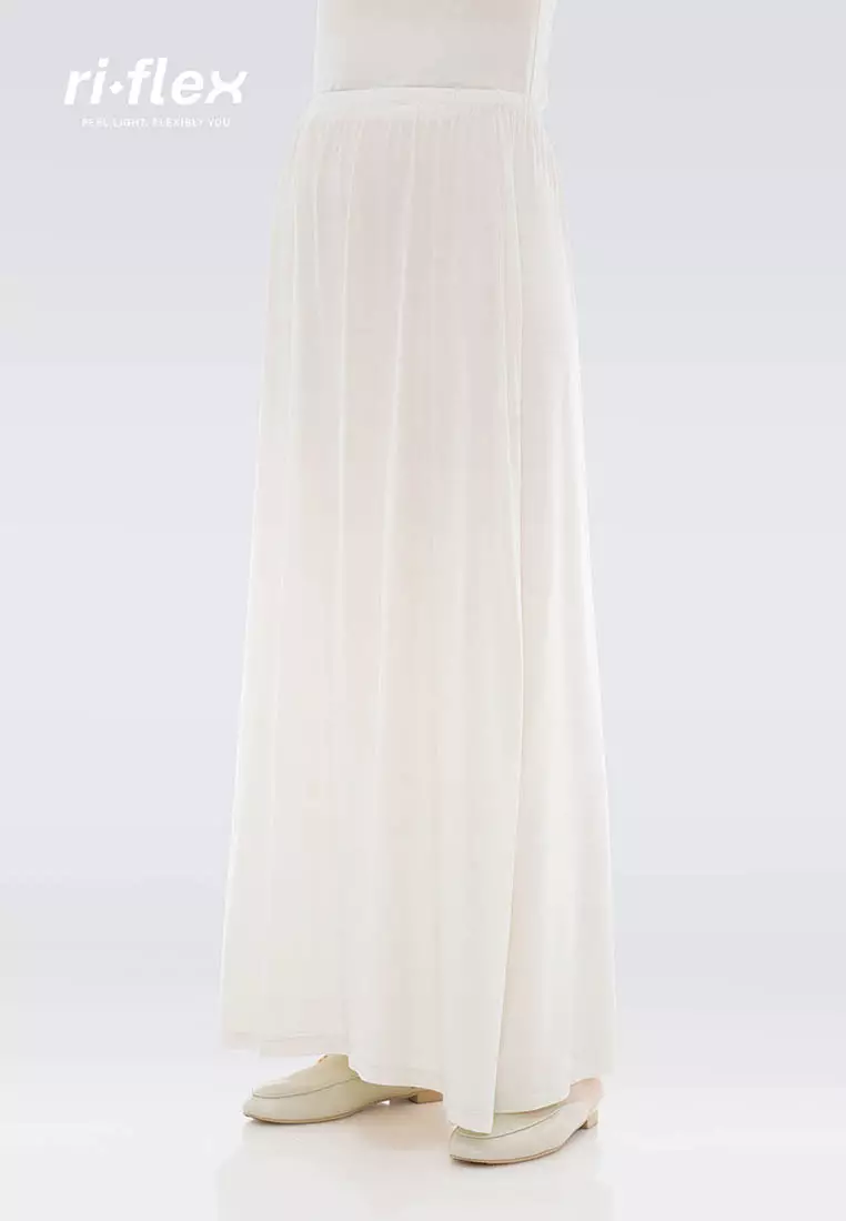 Ria Miranda White Comfy Skirt