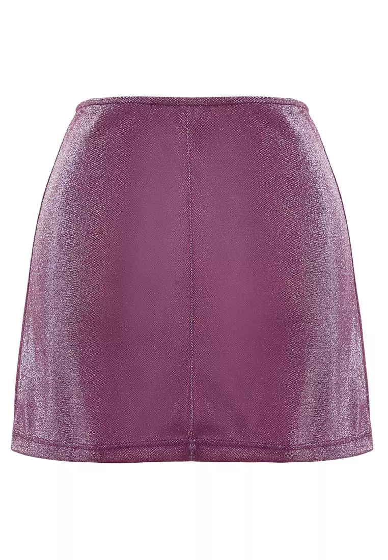 Mini Knitted Glitter Skirt