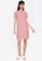 ZALORA BASICS pink Short Sleeve Shift Dress B3FAEAA18742E8GS_4