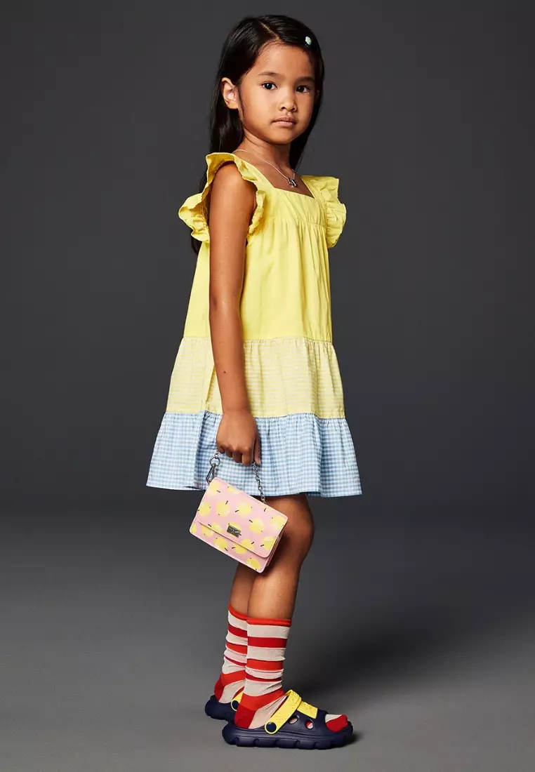 United Colors of Benetton Dress with vichy flounces 2023 Buy
