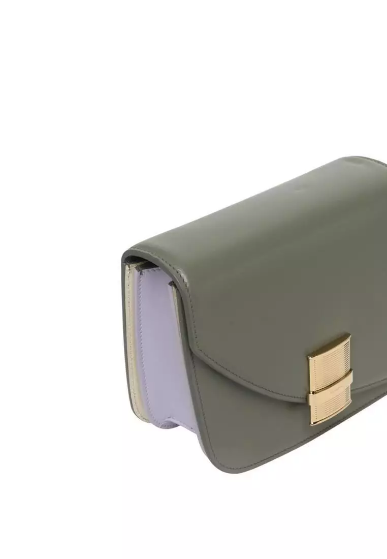 Calfskin Leather Crossbody Bag