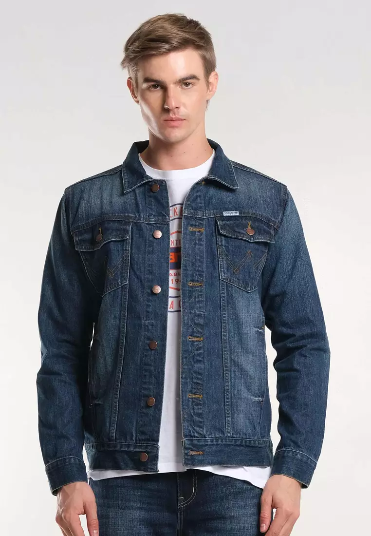 Vintage denim jacket sales