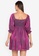 ZALORA OCCASION purple Puff Sleeve Mini Dress 3B57DAA5CB12A6GS_2