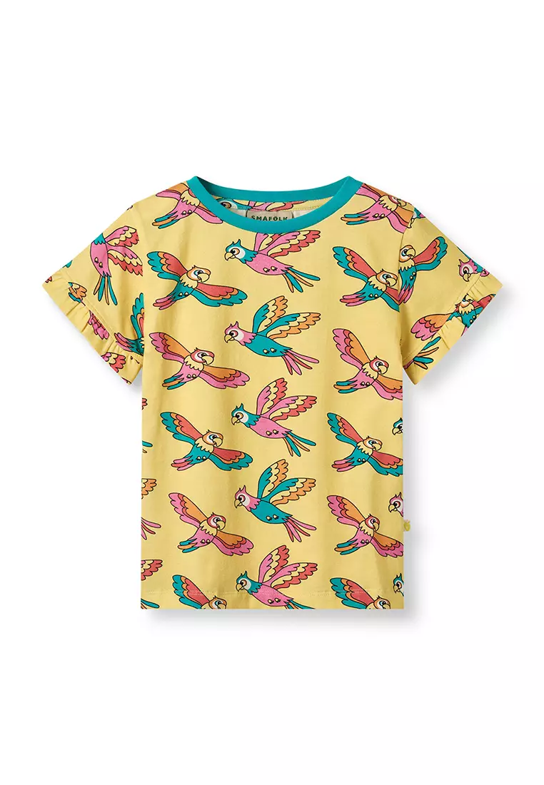 T-shirt with parrots