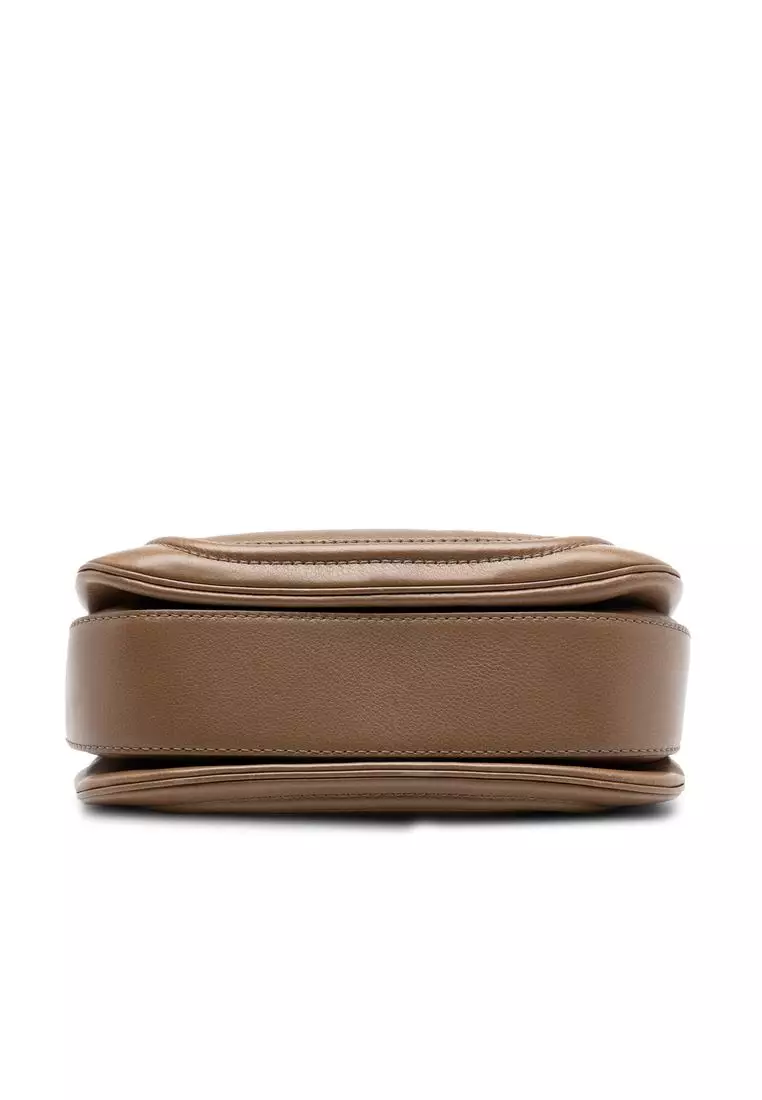 Pre-Loved Gucci Medium Calfskin New Bamboo Top Handle Bag