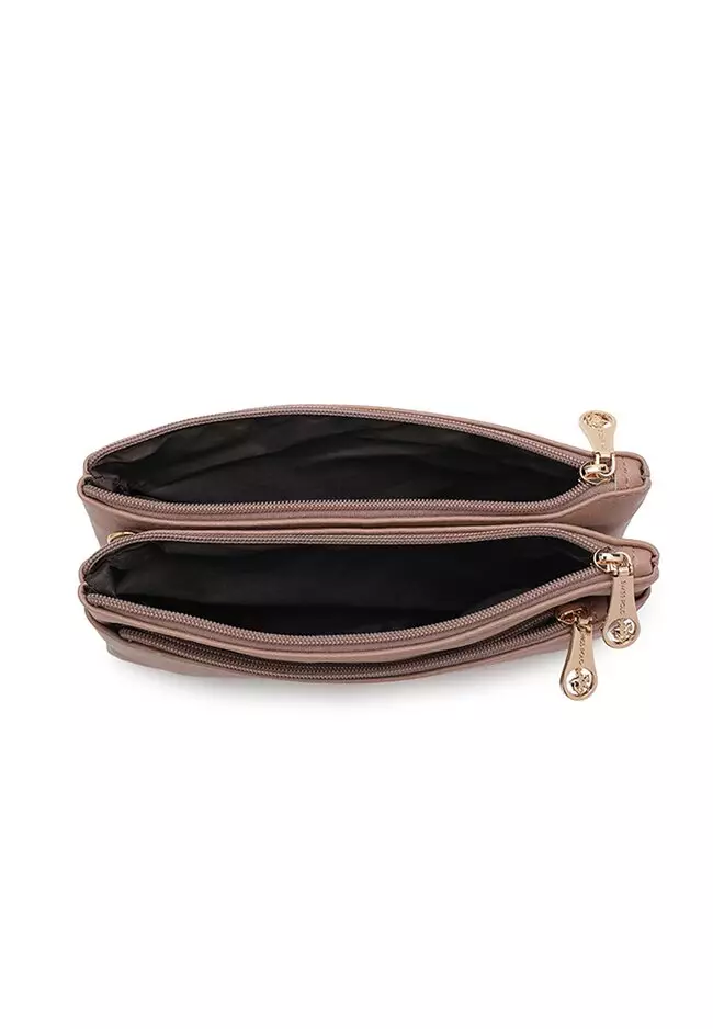 Women's Sling Bag / Crossbody Bag / Wristlet (斜孭袋 / 腕带錢包) - 紫色