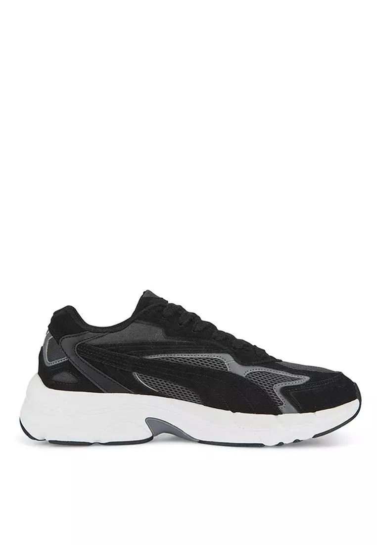 Puma panelled shop lace up shoes