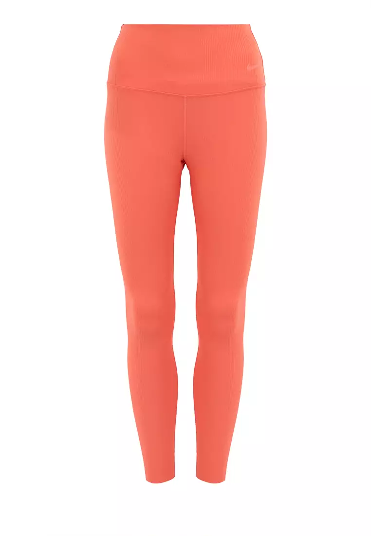 Zenvy Rib Women's Gentle-Support High-Waisted 7/8 Leggings