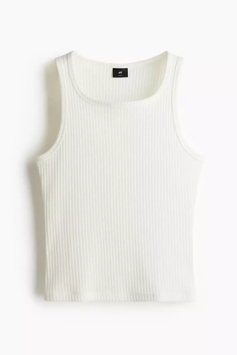 Slim Fit Ribbed vest top