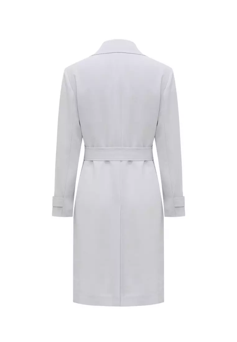 Polyester 風衣型大衣