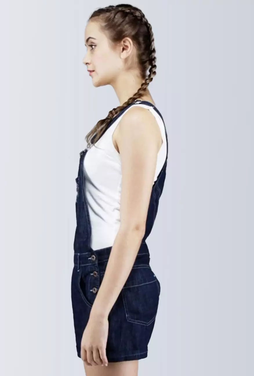 Celana Wanita Epic Dark Blue Short Overall