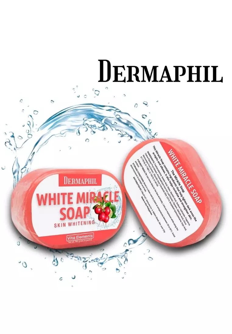 Buy Dermaphil White Miracle Soap 100g Kojic Acid Whitening