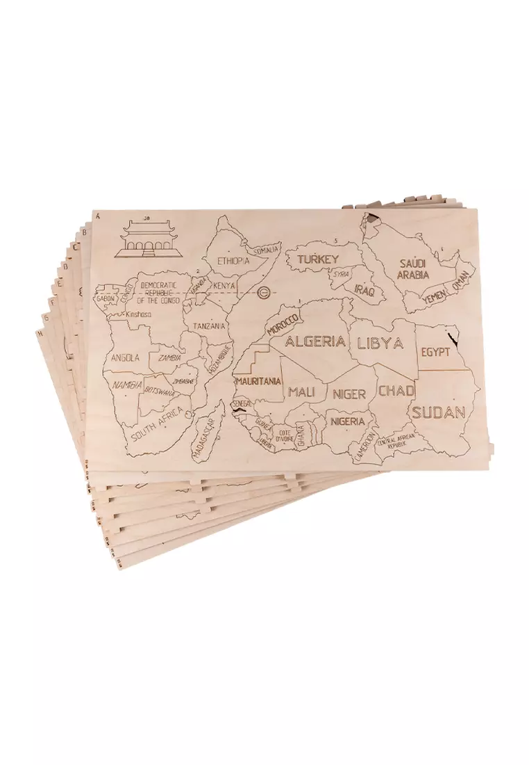 WOODEN CITY World Map XL 2024 Buy WOODEN CITY Online ZALORA Hong Kong
