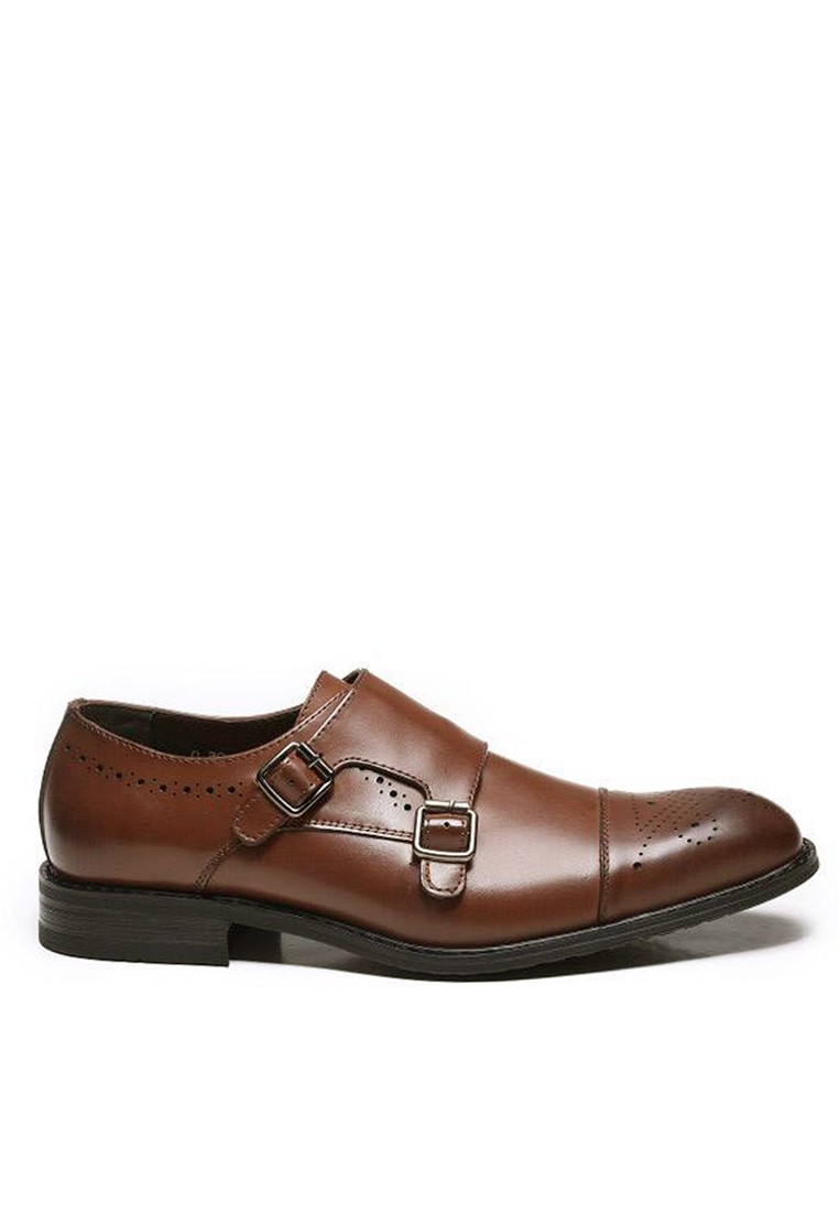 Leather Classic Monk Strap Shoes M2017