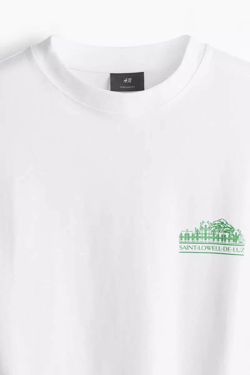 Oversized Fit Printed T-shirt