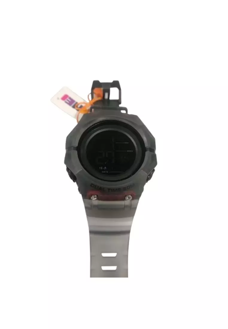 Jam Tangan Pria Digital Sport Watch Alarm Waterproof 50M ORIGINAL - Black
