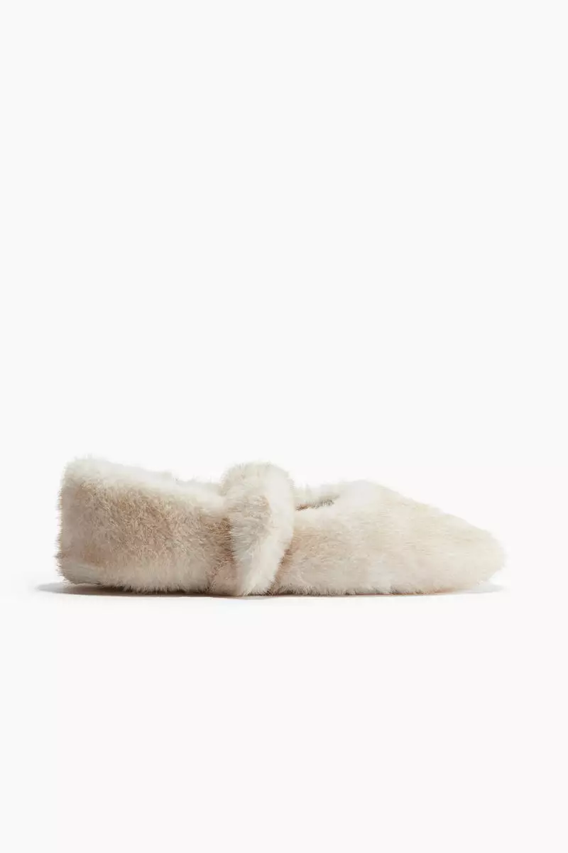 Fluffy slippers