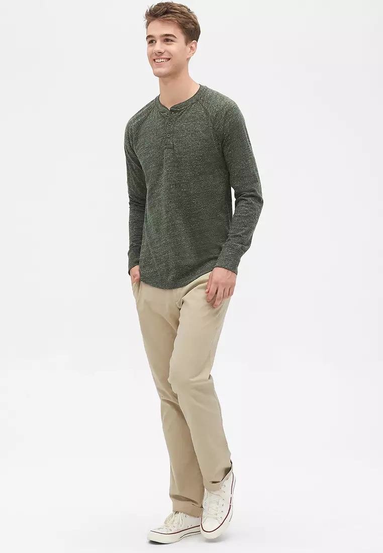 Buy GAP Flex Essential Straight Fit Pants 2026 Online | ZALORA