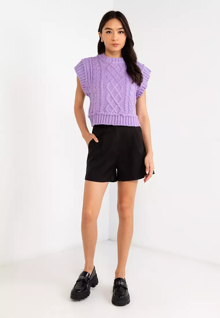 Pleated Shorts