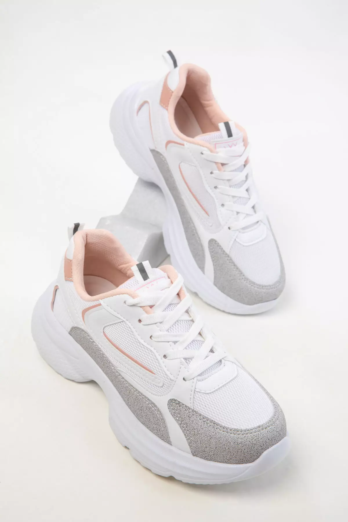 White-Powder Women's Sneaker 20413