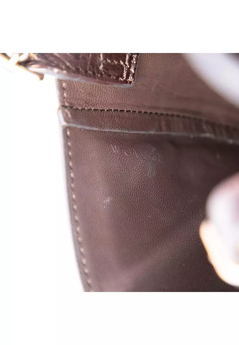 Pre-Loved Celine Mini Embossed Calfskin Symmetrical Crossbody