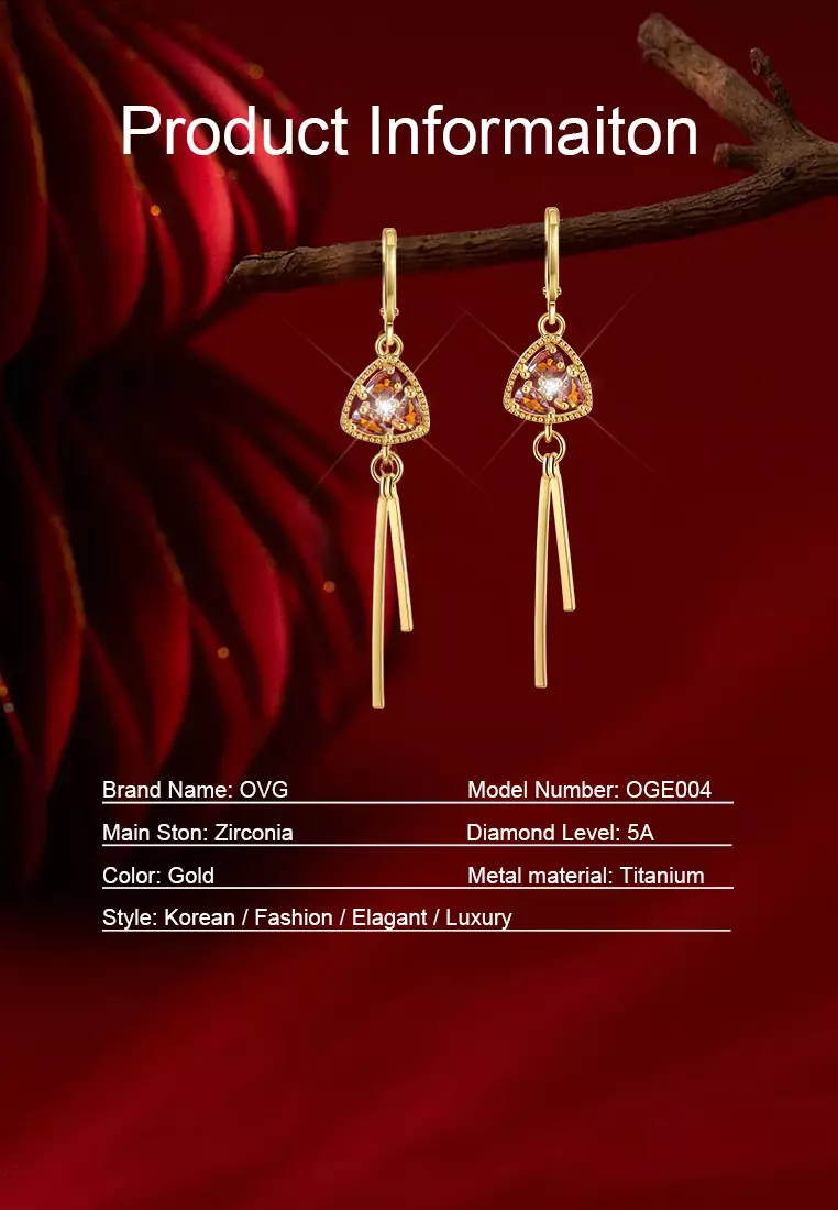 Anting Wanita Korea Original Anting Titanium Anti Karat Anting Cewek