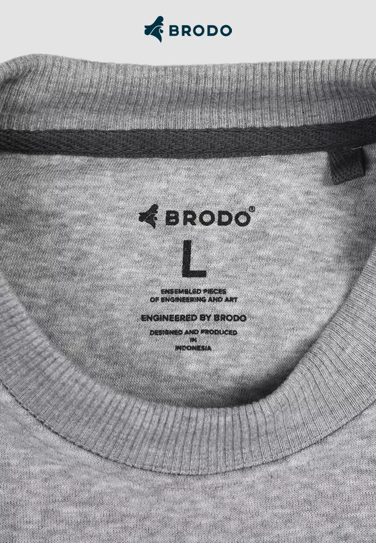 BRODO - Arch Crewneck Misty Grey