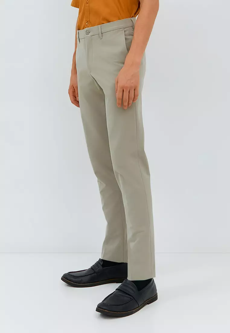 Jobb San Moritz Celana Panjang Modern Slim Fit Light Khaki