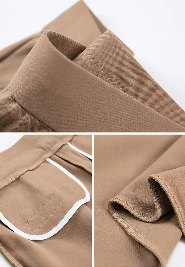 High Waist Elastic Straight Pants WSH2087
