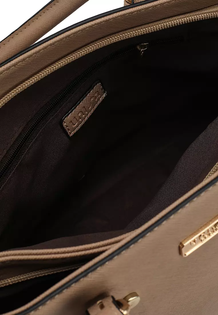 Saffiano Convertible Top Handle Bag