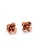 CELOVIS gold CELOVIS - Amrita Camellia Flower Earrings in Rose gold C861EACC229E8BGS_3