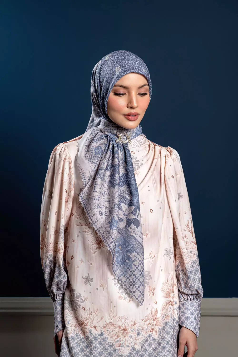 Klamby - Sappora Scarf Blue Quarry
