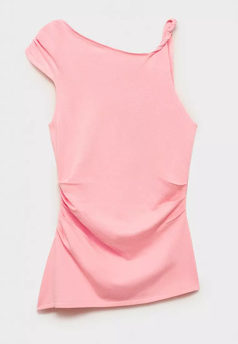 Asymmetrical Fine Knit Top