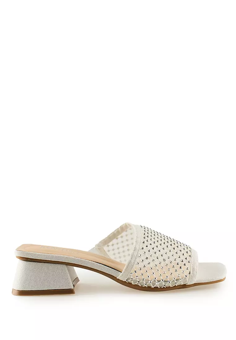 Kenneth Cole REACTION Fine Glass Mesh, Sandali Donna