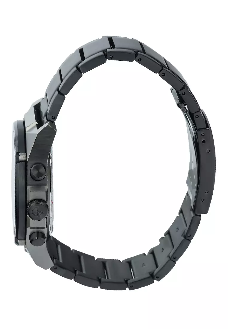 Alexandre Christie - Jam Tangan Chronograph Pria - Black Grey - Stainless Steel - 6655MCBEPBABA