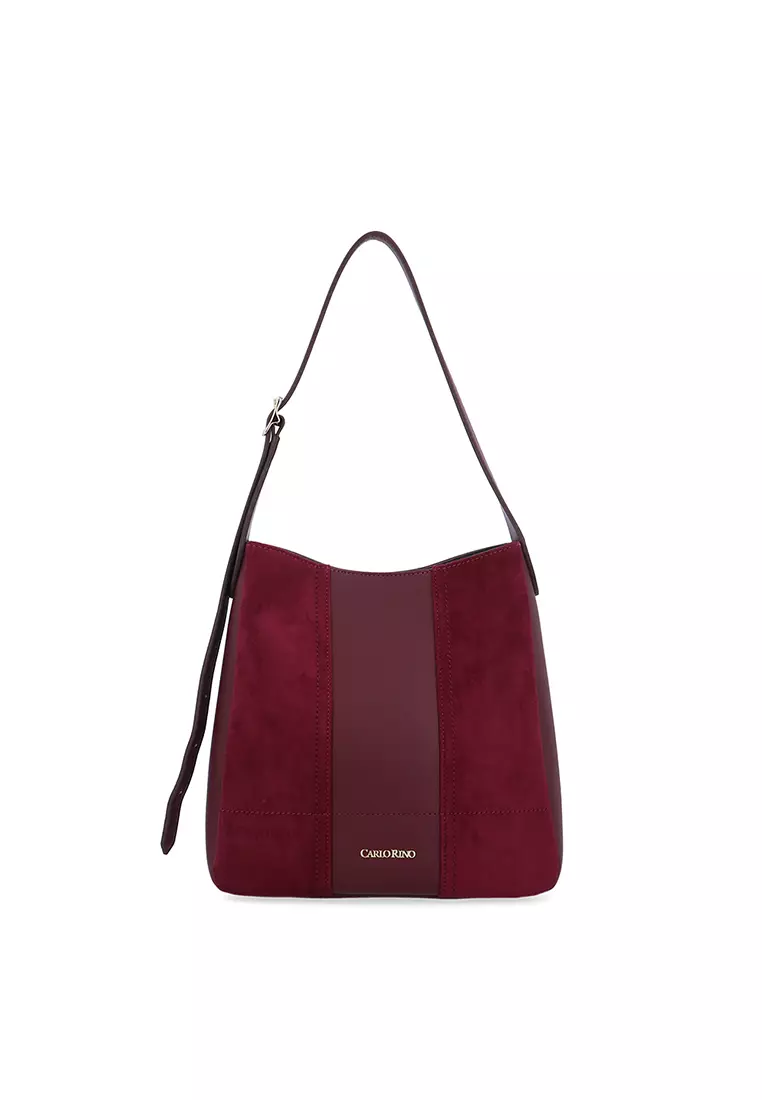 Bordeaux Ava Tote Bag - Maroon